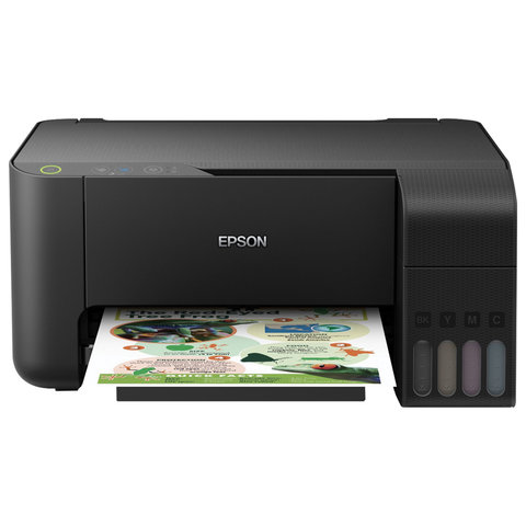 МФУ струйное EPSON L3110 "3 в 1" А4, 33 стр./мин, 5760x1440, СНПЧ, C11CG87405