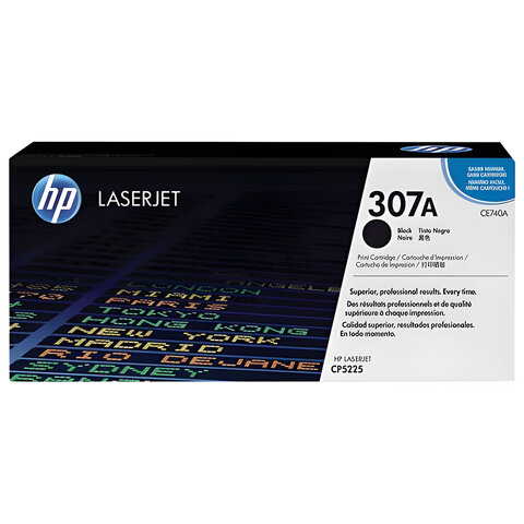 Картридж лазерный HP (CE740A) LaserJet CP5225/5225N, №307A, черный, оригинальный, ресурс 7000 страниц