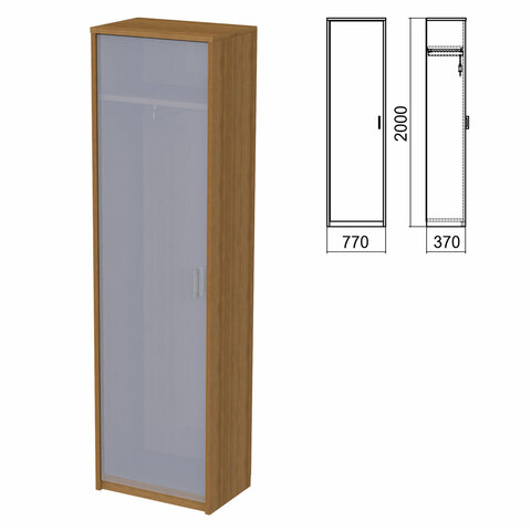 Шкаф для одежды ЧАСТЬ 1 "Арго", 560х370х2000 мм, орех