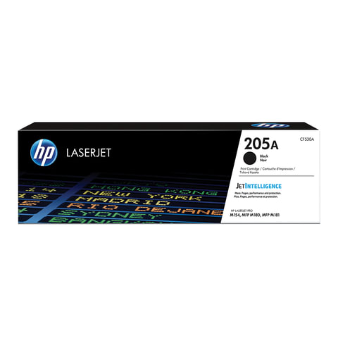 Картридж лазерный HP (CF530A) LaserJet Pro M180/M181, №205A, черный, оригинальный, ресурс 1100 страниц